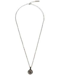 Versace - Medusa Crystal-Embellished Necklace - Lyst