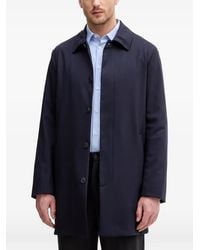 Trussardi - Mantel Mit Kragen - Lyst