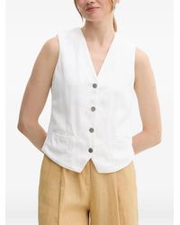 Benetton - Veston À Col V - Lyst