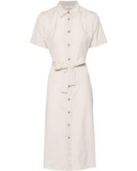 Peserico - Bead-detail Poplin Shirt Dress - Lyst