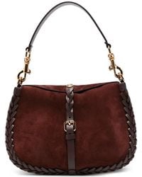 Etro - Sac Porté Épaule À Design Tressé En Daim - Lyst