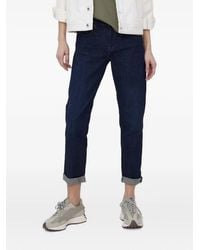 G-Star - Logo-Patch Rolled-Cuffs Denim Jeans - Lyst