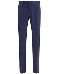 Germano 1952 - Checked Straight-Leg Trousers - Lyst