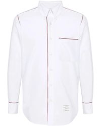 Thom Browne - Straight Fit Bd L/S Shirt W/ G - Lyst
