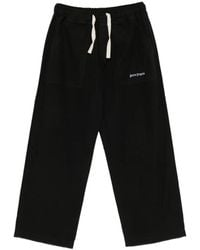 Palm Angels - Logo-Print Drawstring Trousers - Lyst