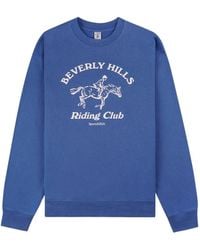 Sporty & Rich - Bh Riding Club Graphic Sweatshirt - Lyst