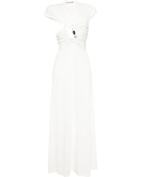 Christopher Esber - Helix Crystal Ribbed Tee Dress - Lyst