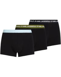 Karl Lagerfeld - Boxershorts Mit Logo (3Er-Set) - Lyst