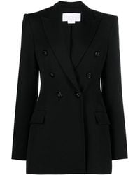 Genny - Double-breasted Tailored Blazer - Lyst
