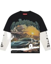 Godspeed - Layered Sunset Drift T-Shirt - Lyst