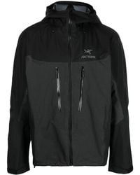 Arc'teryx - Alpha Logo-Embroidered Hooded Jacket - Lyst