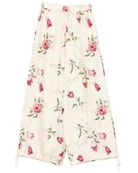 Antonio Marras - Floral-Print Palazzo Pants - Lyst
