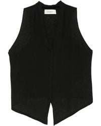 Lisa Yang - Paisley V-Neck Vest - Lyst
