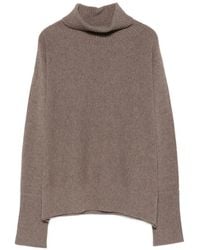 D.exterior - Roll-Neck Button-Cuff Sweater - Lyst