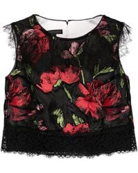 Shiatzy Chen - Libre Collection Floral Embroidery Top - Lyst