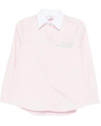 CASABLANCA - Crystal-Embellishment Shirt - Lyst