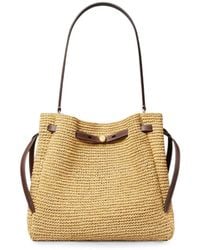 Tory Burch - Large Romy Woven Shoulder Bag - Lyst