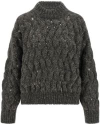 Brunello Cucinelli - Dazzling Waves Sweater - Lyst