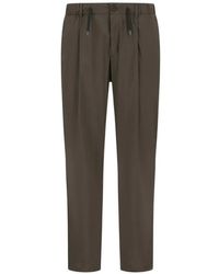 Herno - Broek Met Elastische Taille En Trekkoord - Lyst