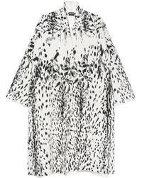 Tom Ford - Lynx Jacquard Oversized Coat - Lyst