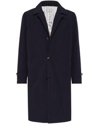 Brunello Cucinelli - Single-breasted Trench Coat - Lyst