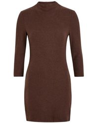 Reformation - Camille High-Neck Mini Dress - Lyst