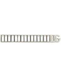Dolce & Gabbana - Logo-Plaque Crystal-Embellished Tie Clip - Lyst
