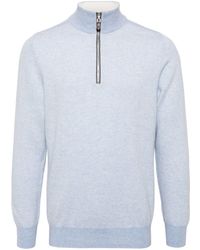 N.Peal Cashmere - Cárdigan Carnaby con media cremallera - Lyst