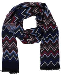 Missoni - Schal Mit Zickzackmuster - Lyst