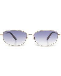 Marc Jacobs - Tortoiseshell Oval-Frame Sunglasses - Lyst