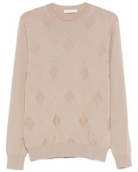Diktat - Argyle-Pattern Sweater - Lyst