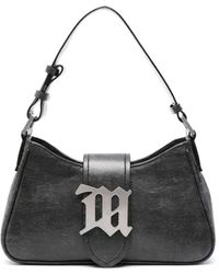 MISBHV - Logo-plaque Leather Shoulder Bag - Lyst
