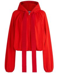 Patou - Zip-Up Drawstring Hoodie - Lyst