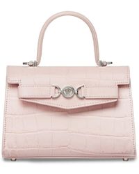 Versace - Borsa tote con effetto coccodrillo - Lyst