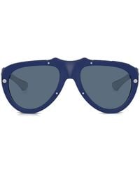 Burberry - Lunettes De Soleil À Monture Oversize - Lyst