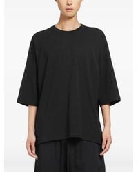 Thom Krom - Graphic-Print Elbow-Sleeve T-Shirt - Lyst