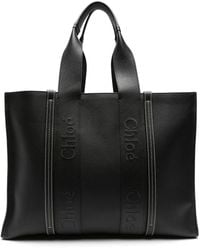 Chloé - Große Woody Handtasche - Lyst