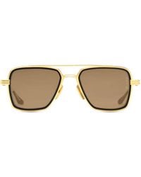 Dita Eyewear - Titanium Square-Frame Sunglasses - Lyst
