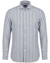 Barba Napoli - Striped Cotton Shirt - Lyst
