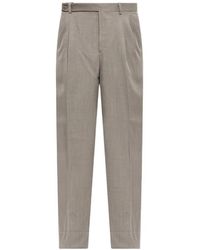 Brioni - Pleated Wool Trousers - Lyst