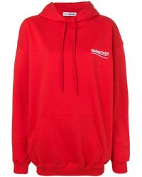 Balenciaga - Political Campaign Logo Hoodie - Lyst