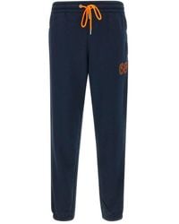 Sun 68 - Logo-Embroidered Track Pants - Lyst