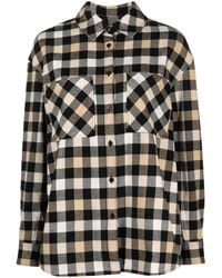 Woolrich - Checked Long-Sleeve Flannel Shirt - Lyst