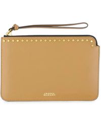 Isabel Marant - Leather Oskan Flat Pouch - Lyst