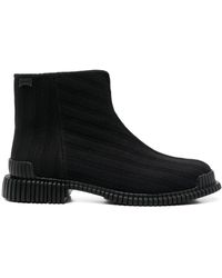 Camper - Ribbed-knit Ankle Boots - Lyst