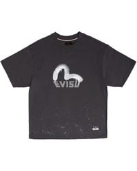 Evisu - Spray-Logo T-Shirt - Lyst
