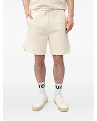 HUGO - Drawstring-Fastening Logo-Patch Shorts - Lyst