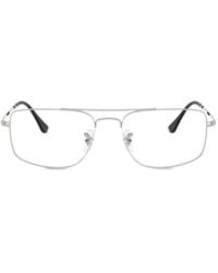 Ray-Ban - Brille Mit Eckigem Gestell - Lyst