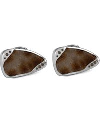 Tateossian - Drusy Diamond And Agate Cufflinks - Lyst