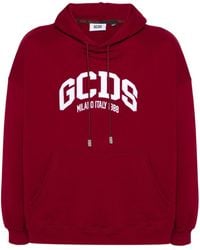 Gcds - Logo-embroidered Hoodie - Lyst